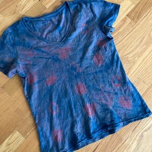 W's Pact Tie Dye V-Neck Tee
